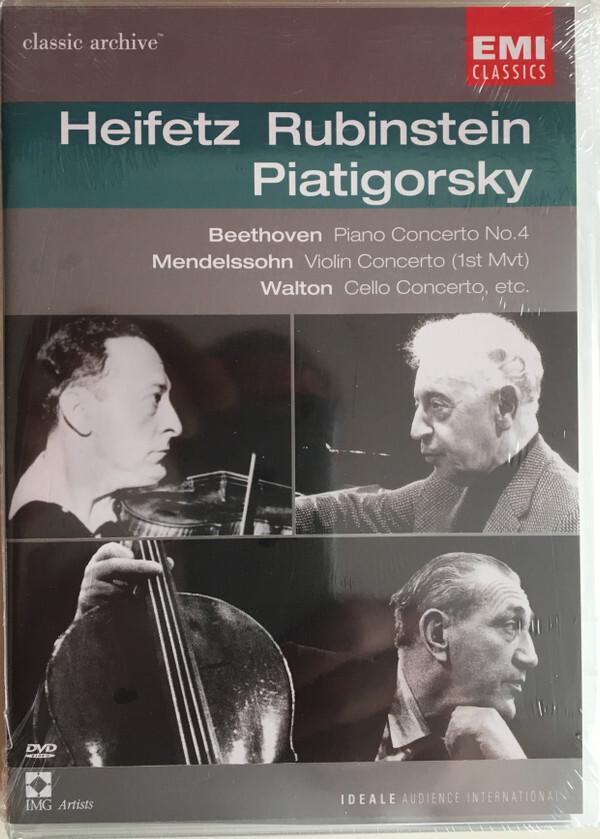 Heifetz*, Rubinstein*, Piatigorsky* - Beethoven*, Mendelssohn*, Walton* - Piano Concerto No.4, Violin Concerto (1st Mvt), Cello Concerto, etc. Bon état -  reconditionné disponible sur Label Emmaüs